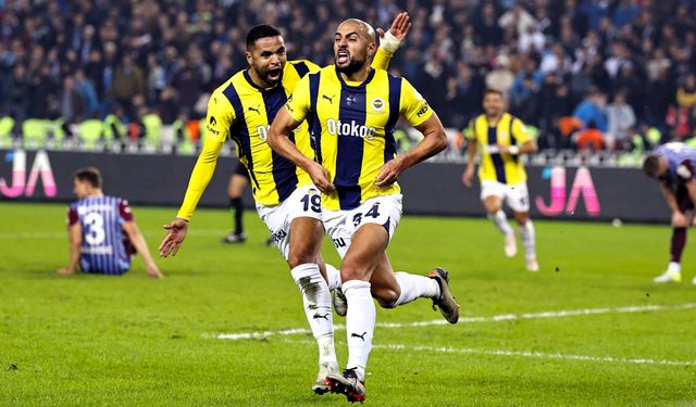 Fenerbahçe, 90+12'de Trabzon'dan 3 puan çıkardı